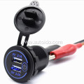 4.2A Motorcycle Car Dual USB Charger Socket